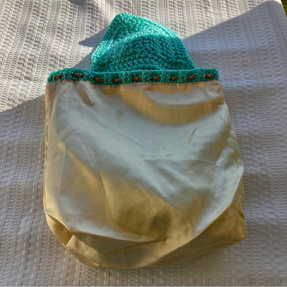 Crocheted Drawstring Backpack - image 6